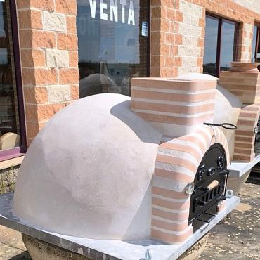 HORNO MONTADO CON LADRILLO REDONDO - 1 - 2