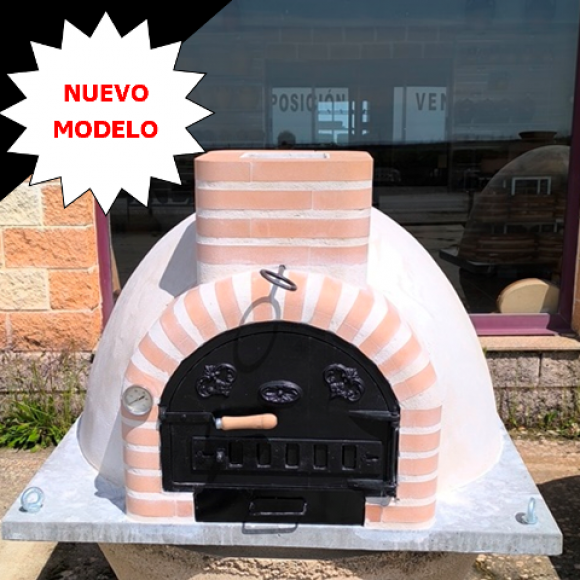 HORNO MONTADO CON LADRILLO REDONDO