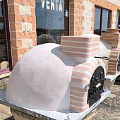 HORNO MONTADO CON LADRILLO REDONDO - 2
