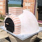 HORNO MONTADO CON LADRILLO REDONDO - 3