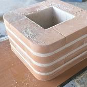 HORNO MONTADO CON LADRILLO REDONDO - 5
