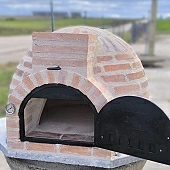 HORNO MONTADO EN ESQUINA LADRILLO CURVO - 1