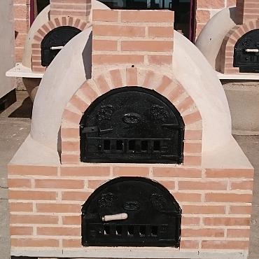 HORNO MONTADO HORNILLA EN LADRILLO