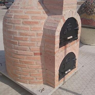 HORNO MONTADO HORNILLA LADRILLO REDONDO - 1