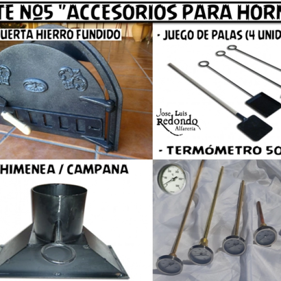 LOTE N�5 ACCESORIOS PARA HORNO