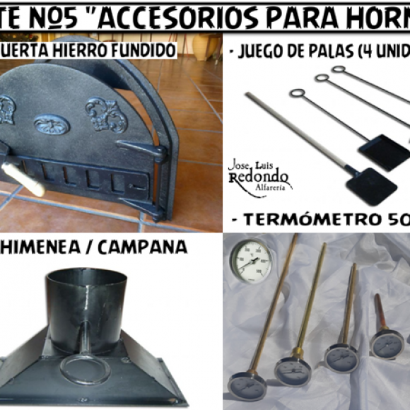 LOTE N5. ACCESORIOS PARA HORNO