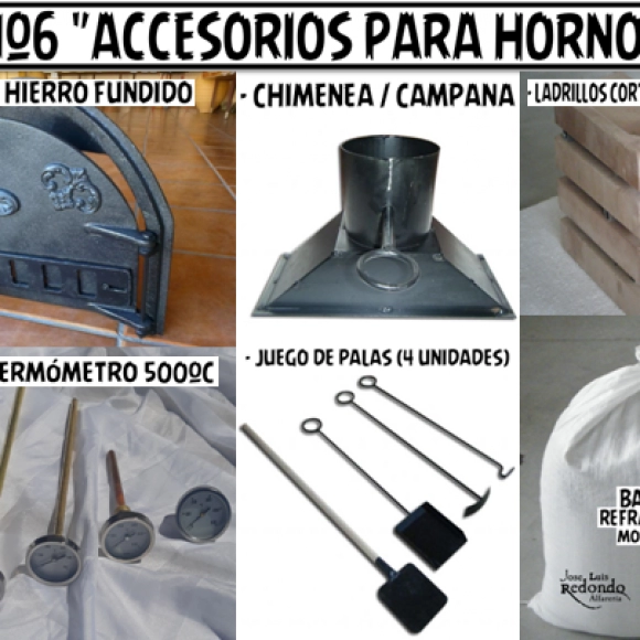 LOTE N�6 ACCESORIOS PARA HORNO PLUS